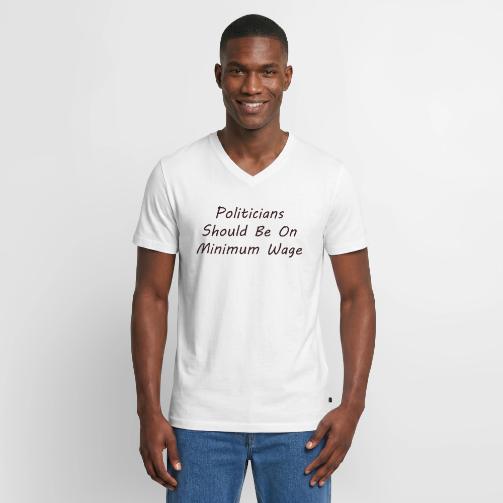 Men's V-Neck T-Shirt - white