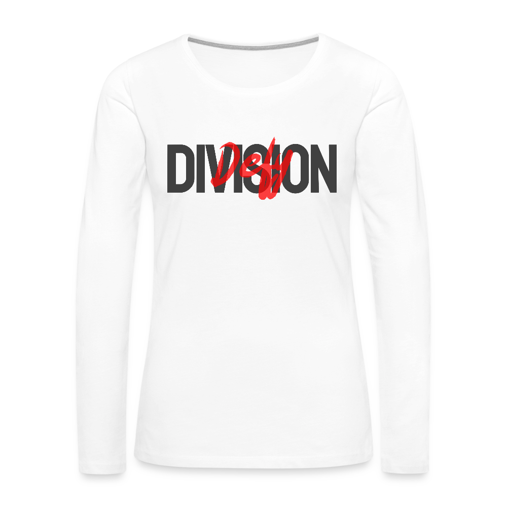 Women's Premium Long Sleeve T-Shirt - white