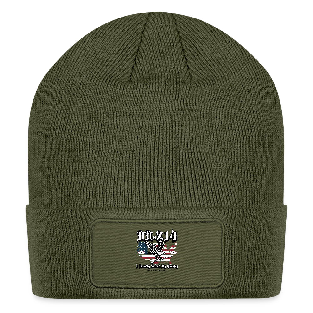 Patch Beanie - olive