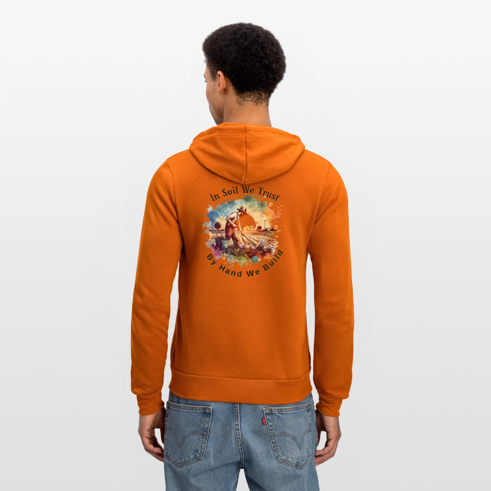 Bella + Canvas Unisex Full Zip Hoodie - autumn