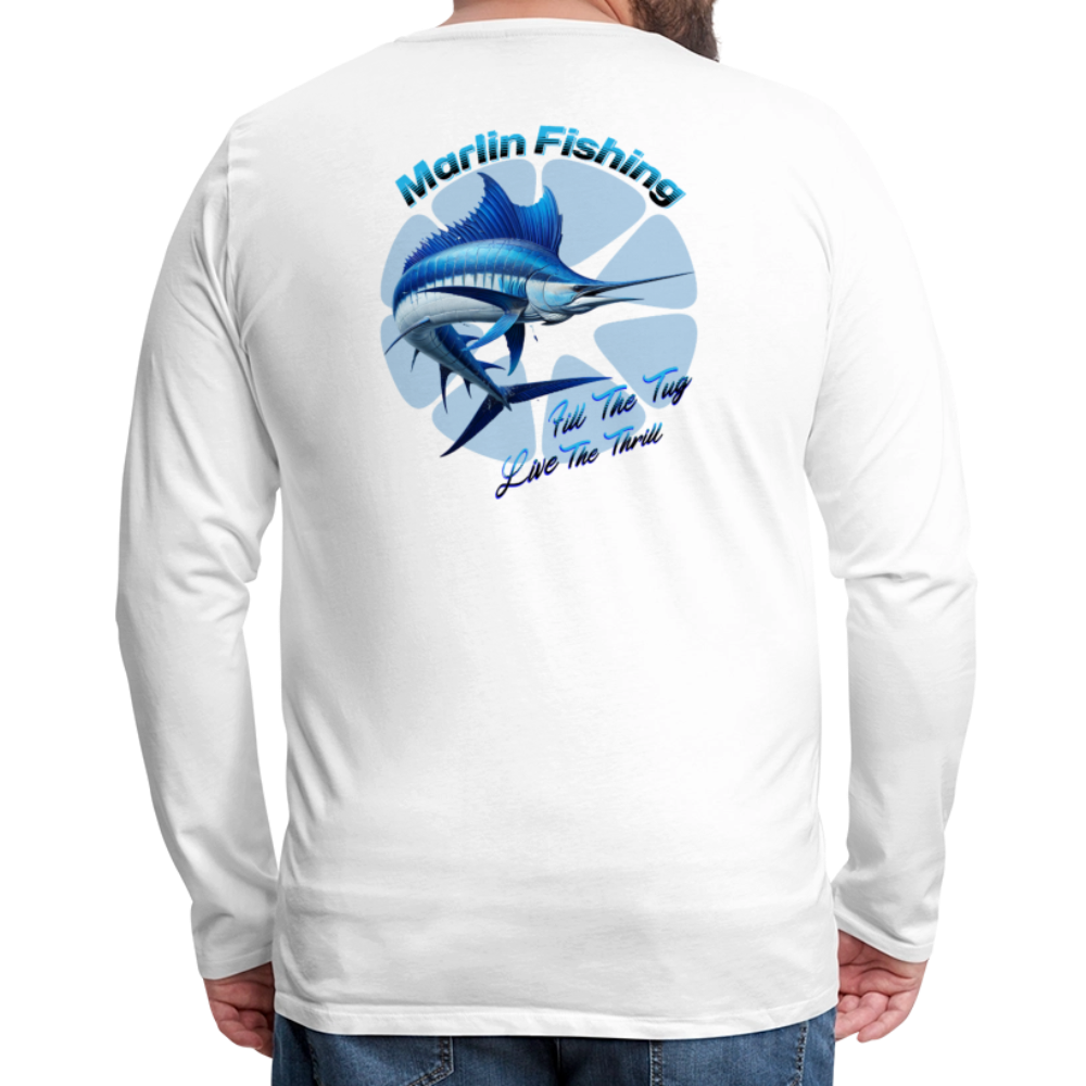 Men's Premium Long Sleeve T-Shirt - white