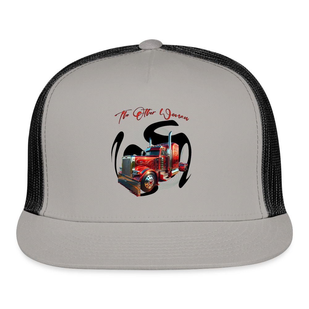 Trucker Hat - gray/black