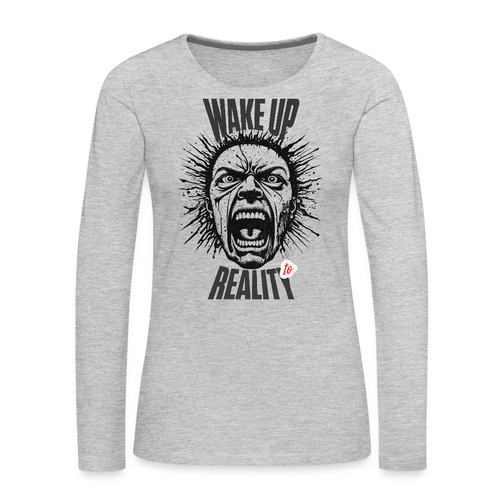 Women's Premium Long Sleeve T-Shirt - heather gray