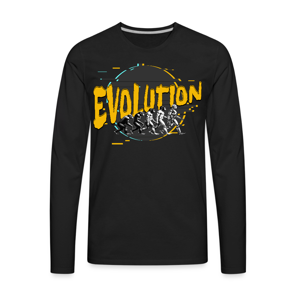 Men's Premium Long Sleeve T-Shirt - black