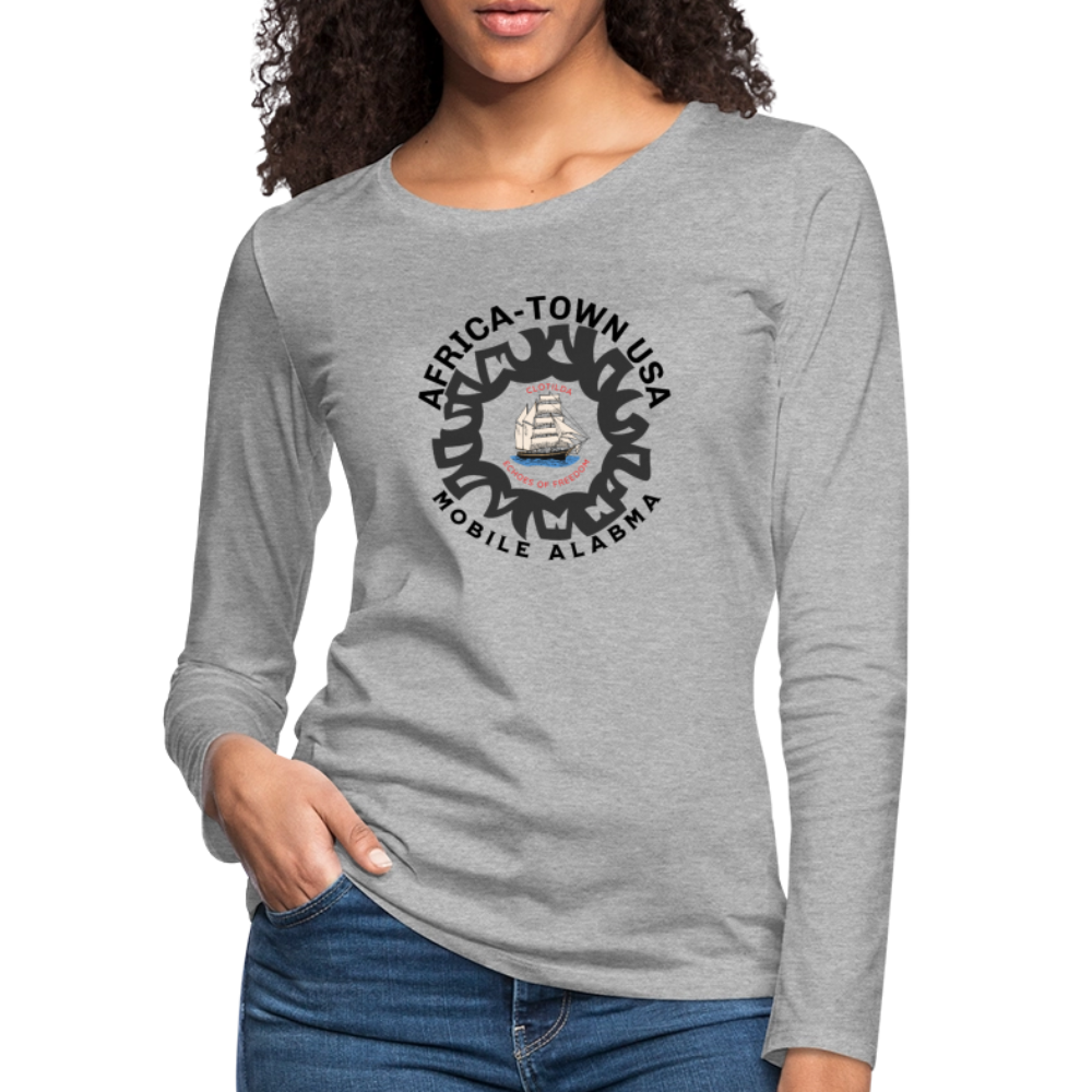 Women's Premium Long Sleeve T-Shirt - heather gray