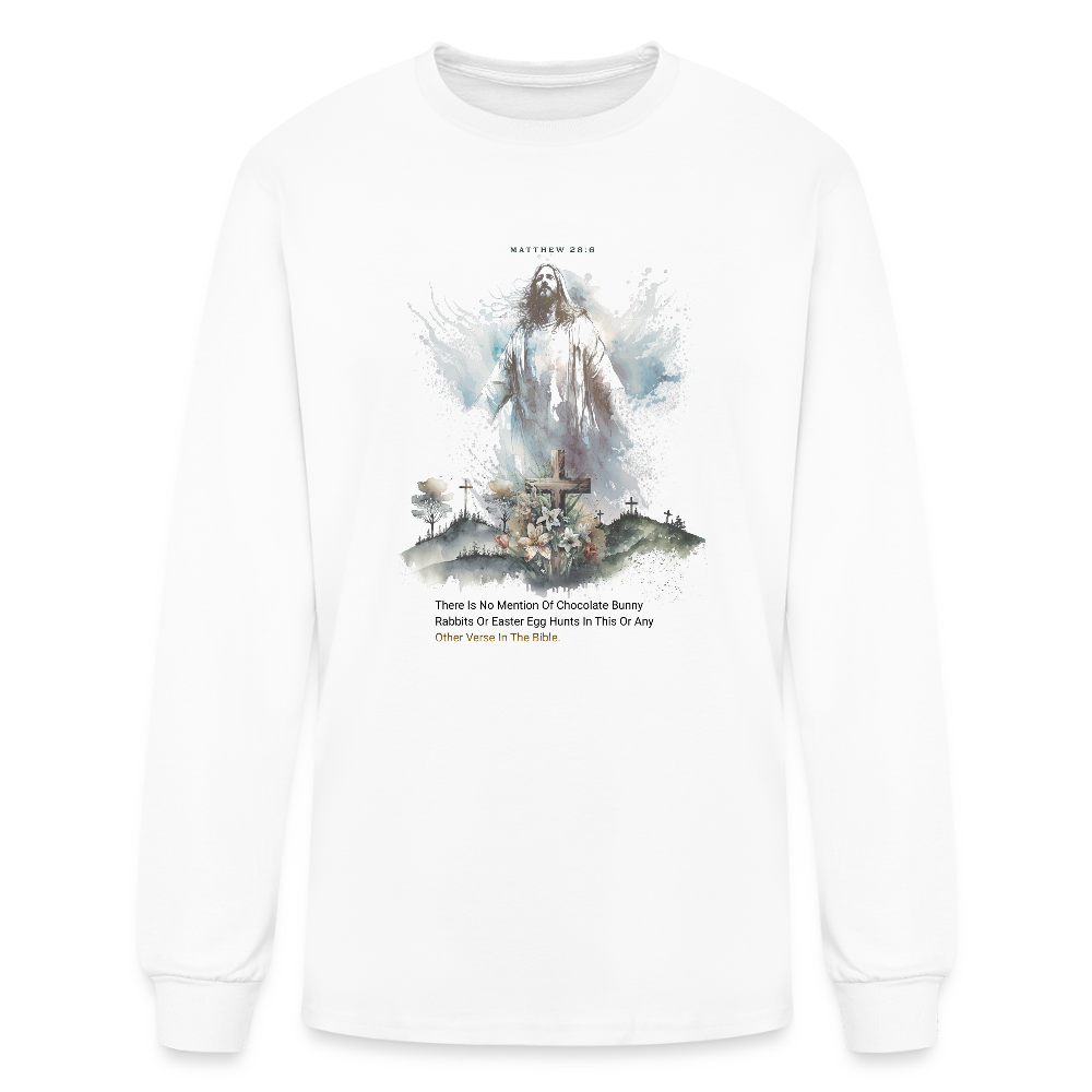 Men's Long Sleeve T-Shirt - white