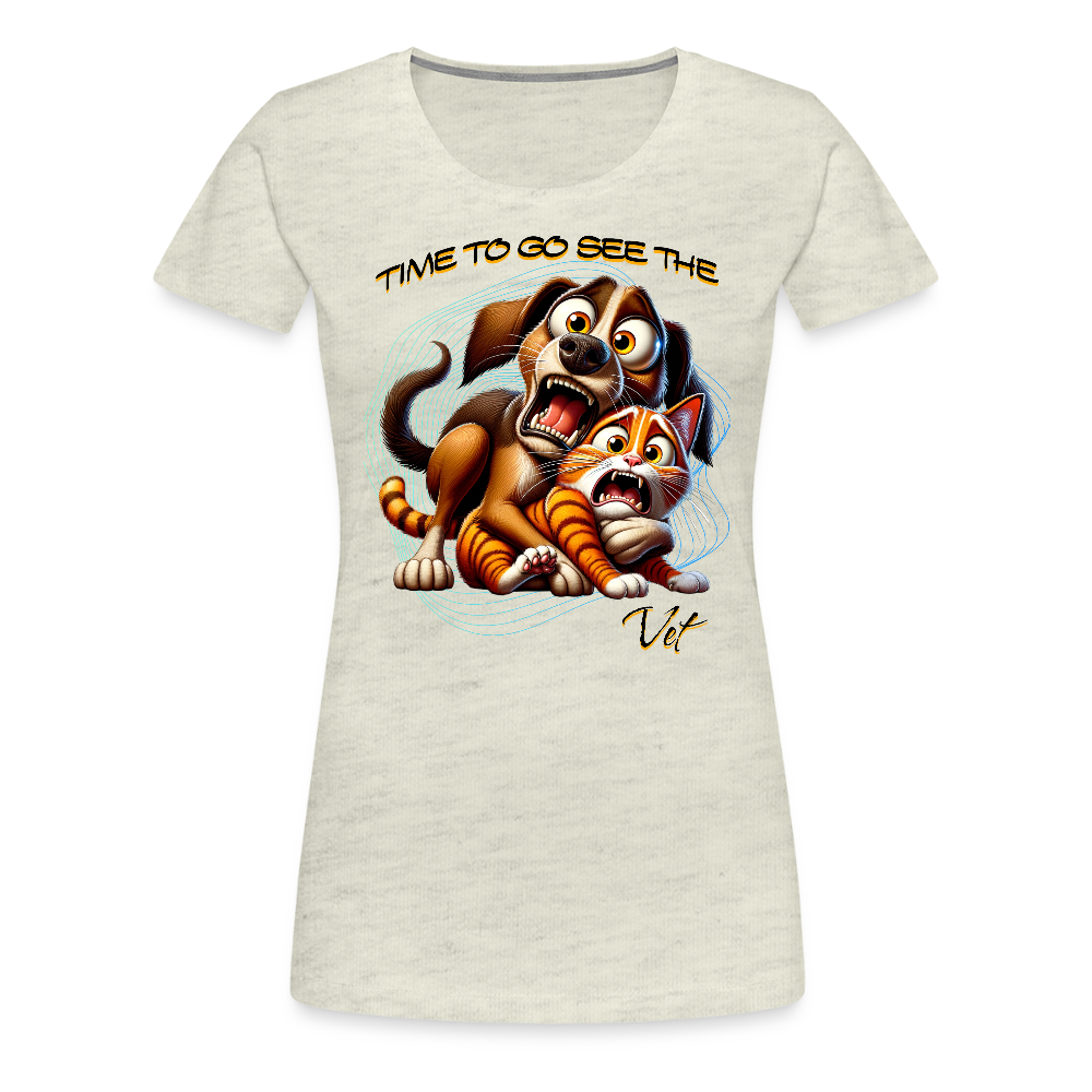 Women’s Premium T-Shirt - heather oatmeal