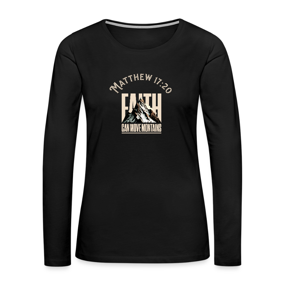 Women's Premium Long Sleeve T-Shirt - black