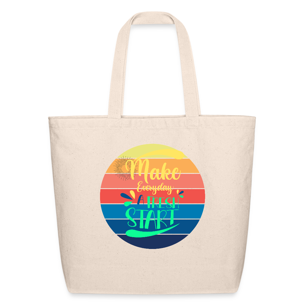 Eco-Friendly Cotton Tote - natural