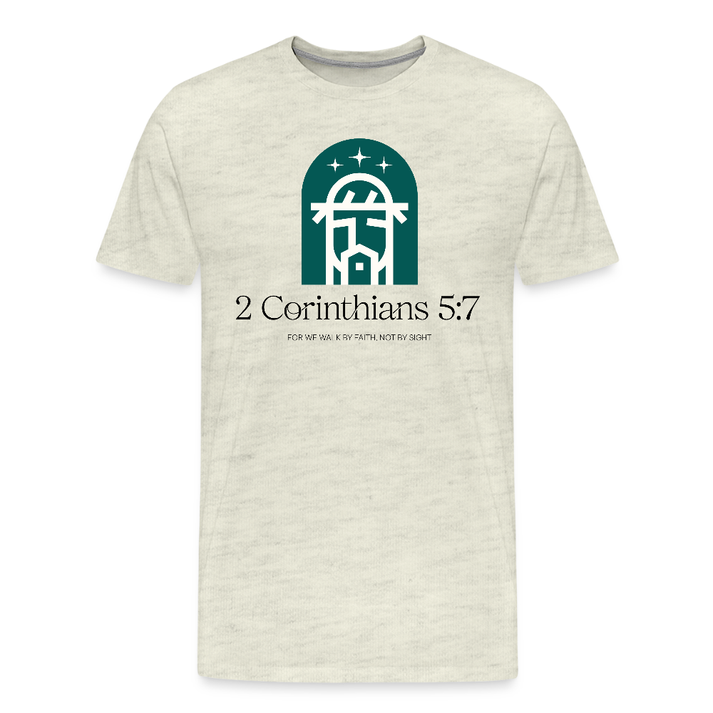 Men's Premium T-Shirt - heather oatmeal