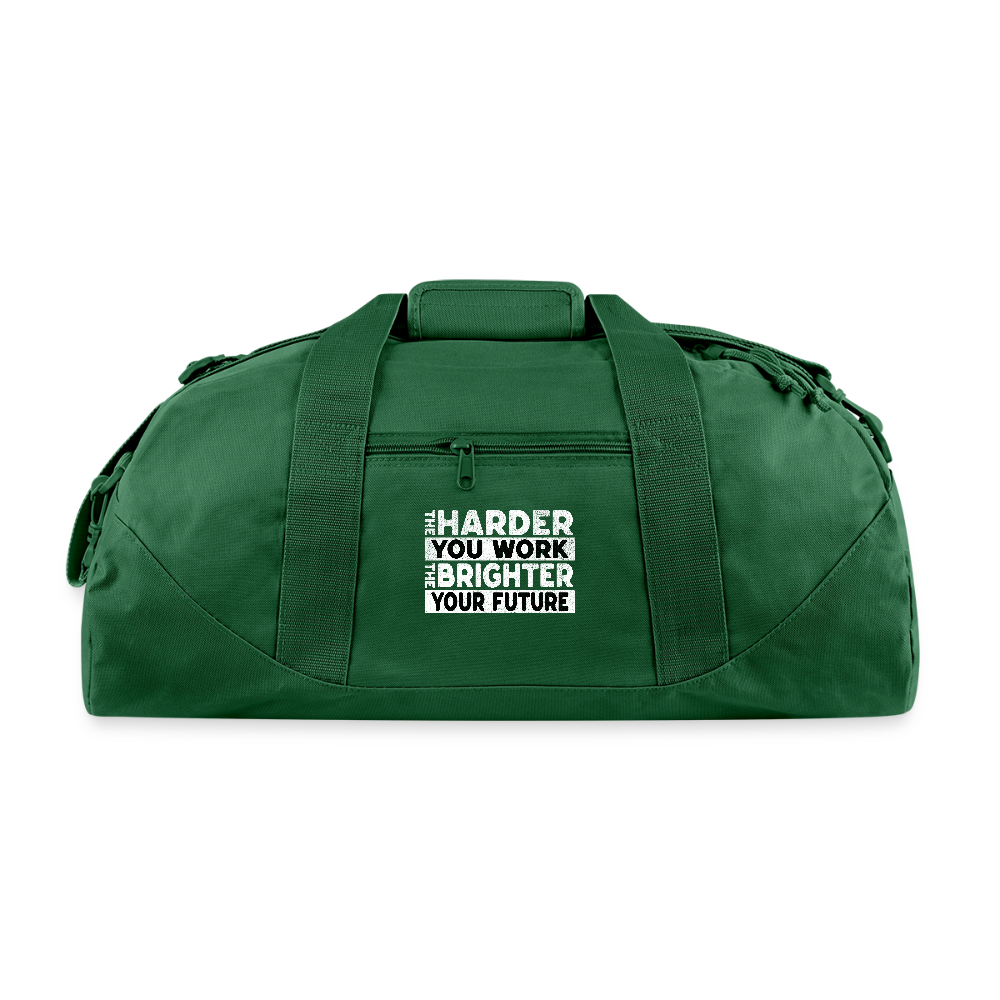 Recycled Duffel Bag - forest green