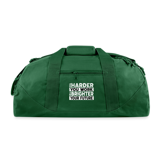 Recycled Duffel Bag - forest green