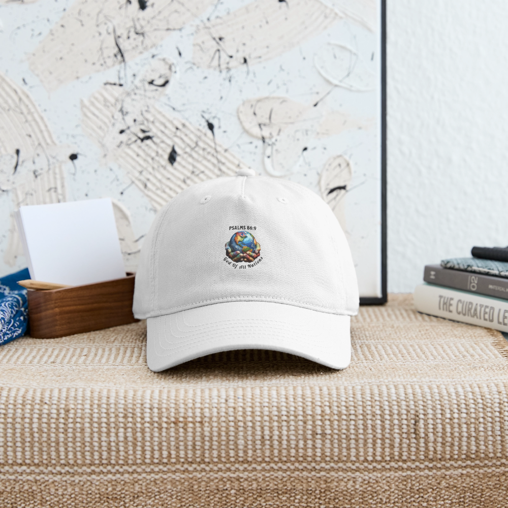 Organic Baseball Cap - white