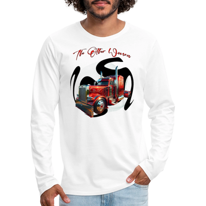 Men's Premium Long Sleeve T-Shirt - white