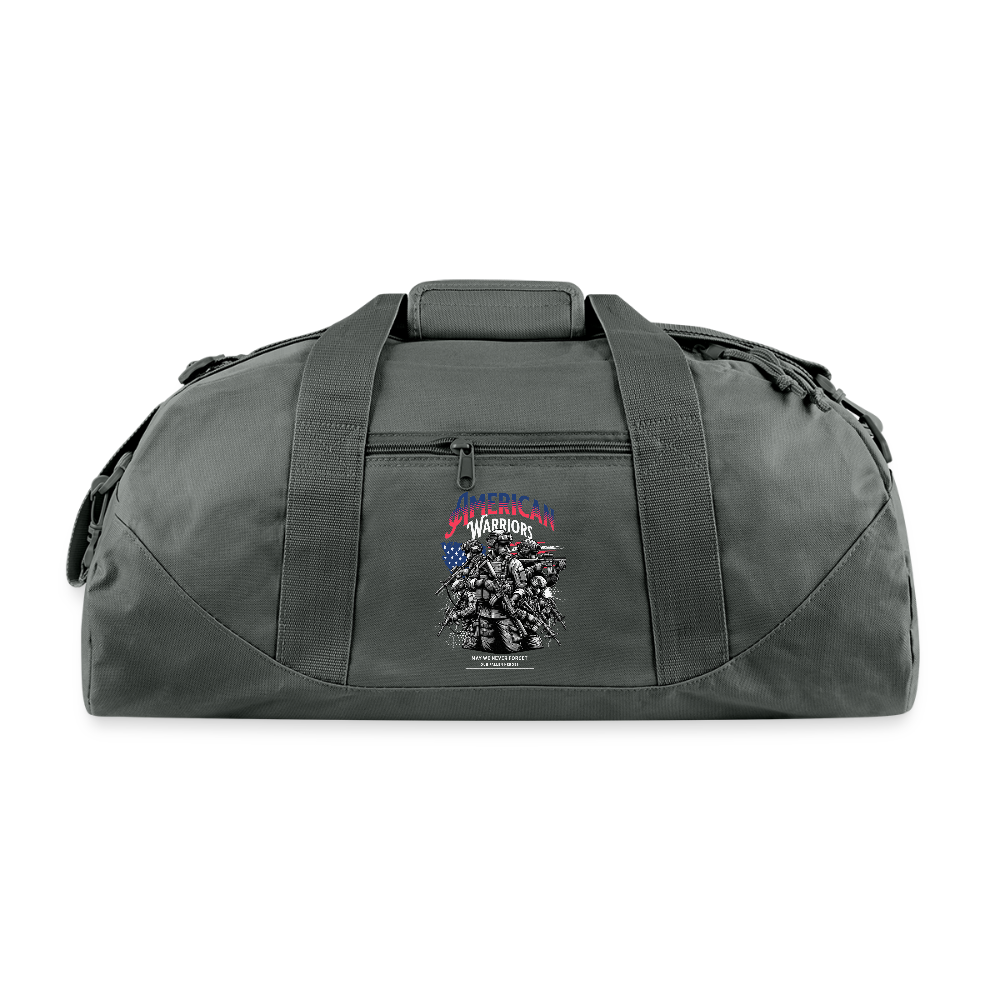 Recycled Duffel Bag - charcoal