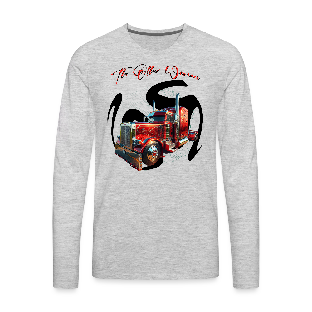 Men's Premium Long Sleeve T-Shirt - heather gray