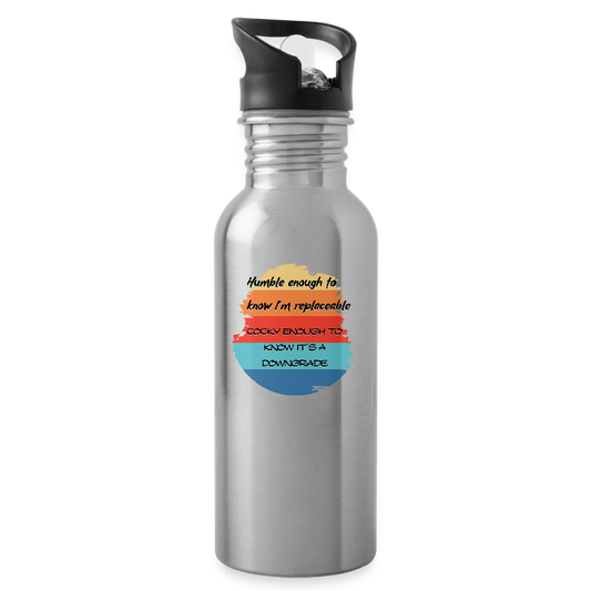 Water Bottle - silver