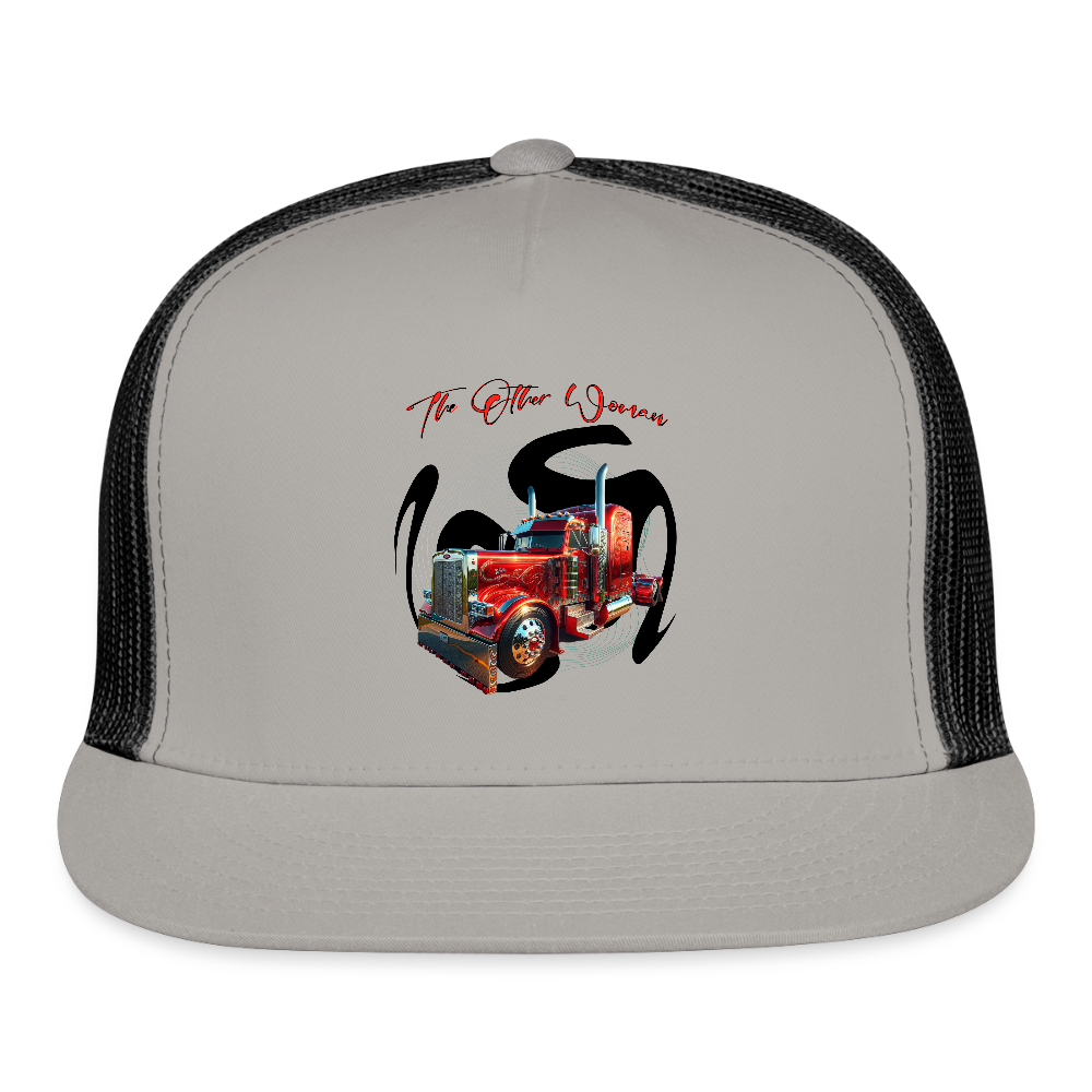 Trucker Hat - gray/black