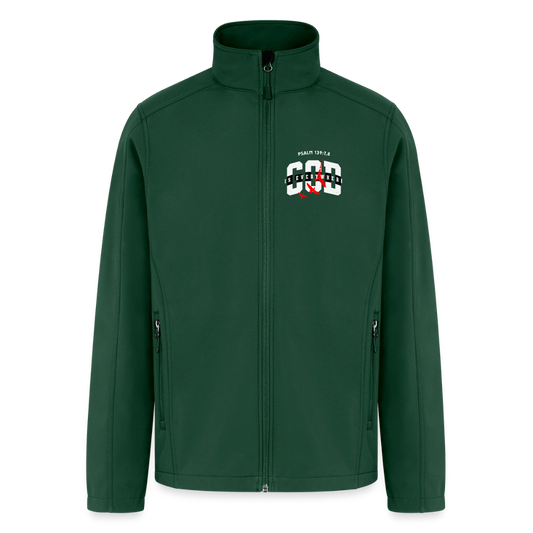 Men’s Soft Shell Jacket - forest green