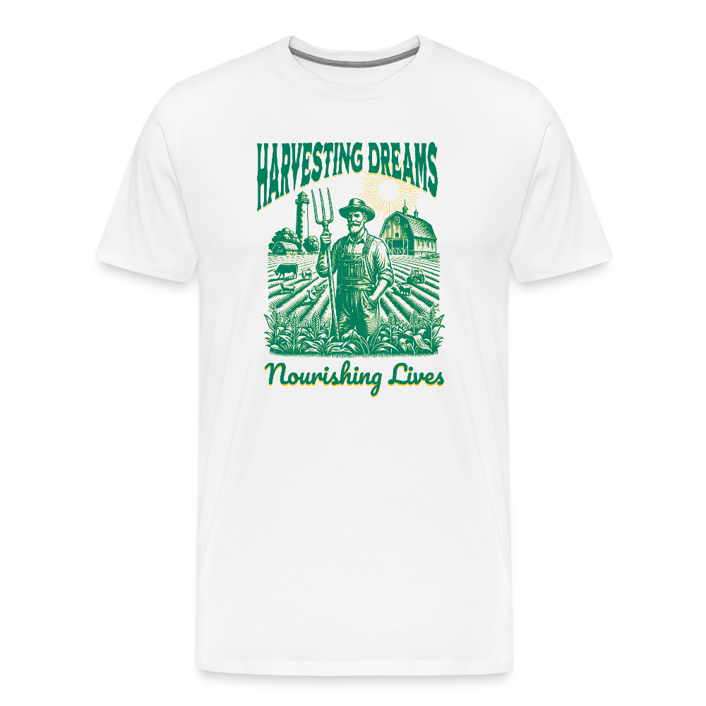 Men's Premium T-Shirt - white