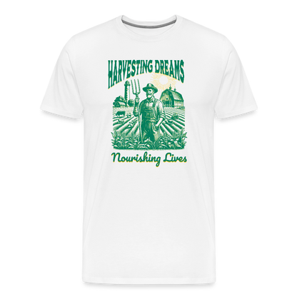 Men's Premium T-Shirt - white