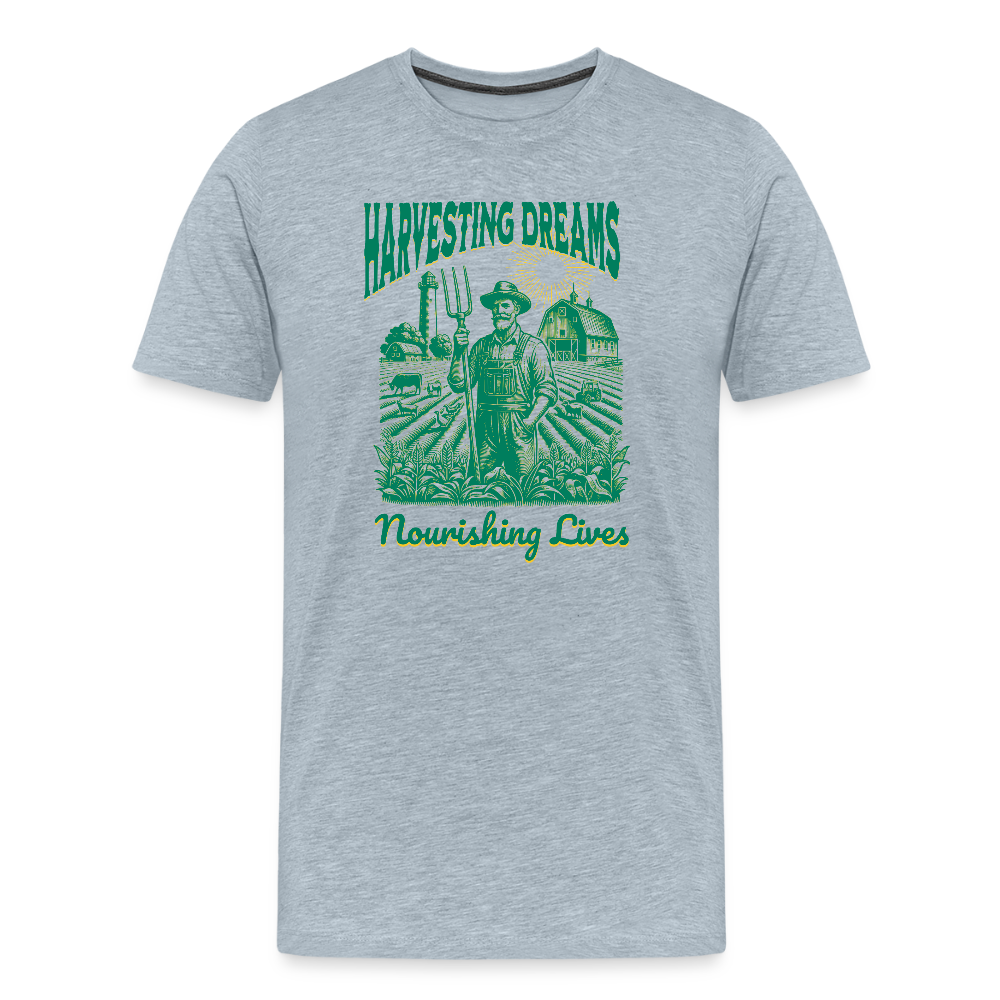 Men's Premium T-Shirt - heather ice blue