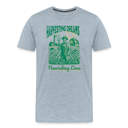 Men's Premium T-Shirt - heather ice blue
