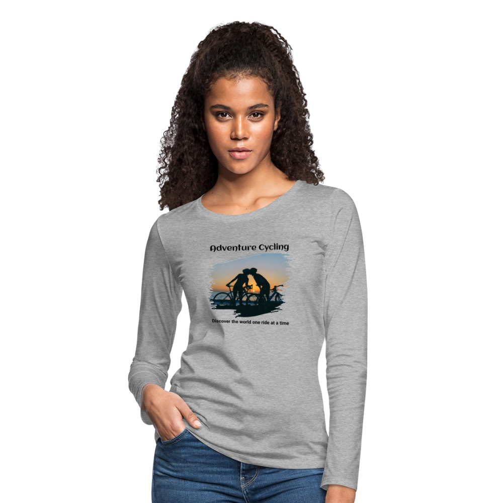 Women's Premium Long Sleeve T-Shirt - heather gray
