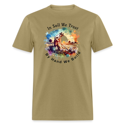Men's T-Shirt | GILDAN 5000 - khaki