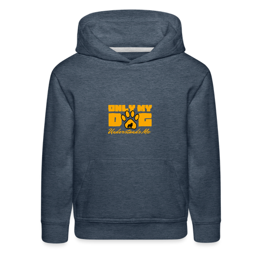 Kids‘ Premium Hoodie - heather denim