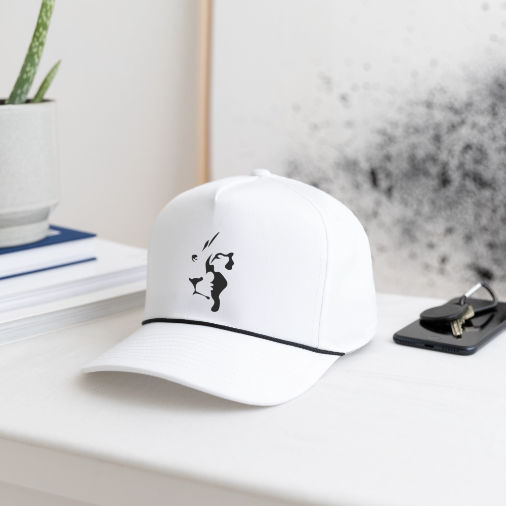 Rope Cap - white/black
