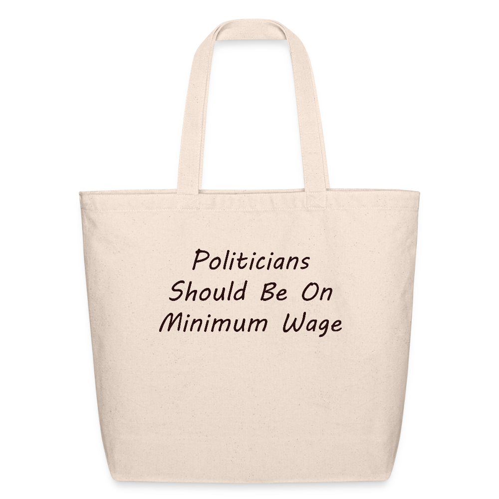 Eco-Friendly Cotton Tote - natural