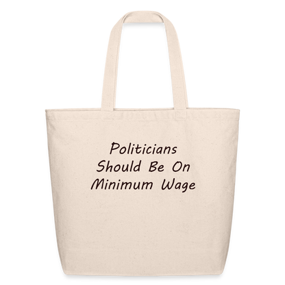 Eco-Friendly Cotton Tote - natural