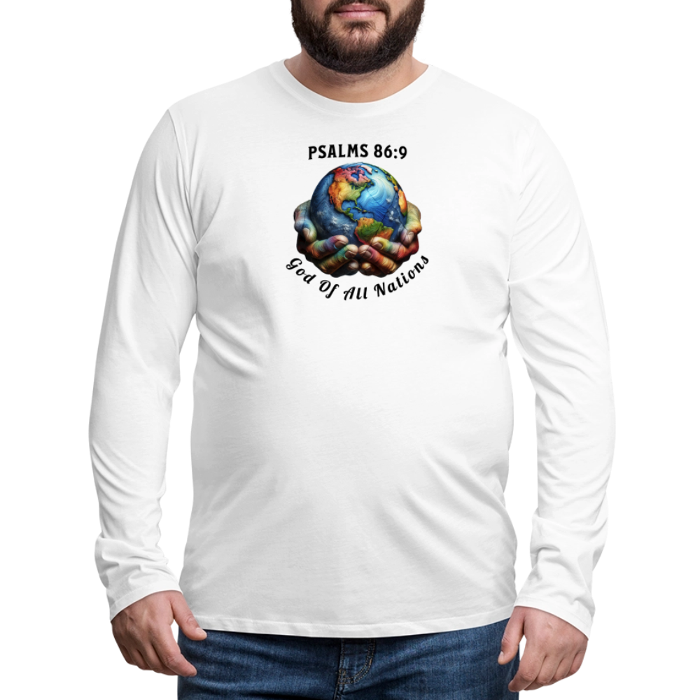 Men's Premium Long Sleeve T-Shirt - white