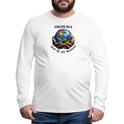 Men's Premium Long Sleeve T-Shirt - white