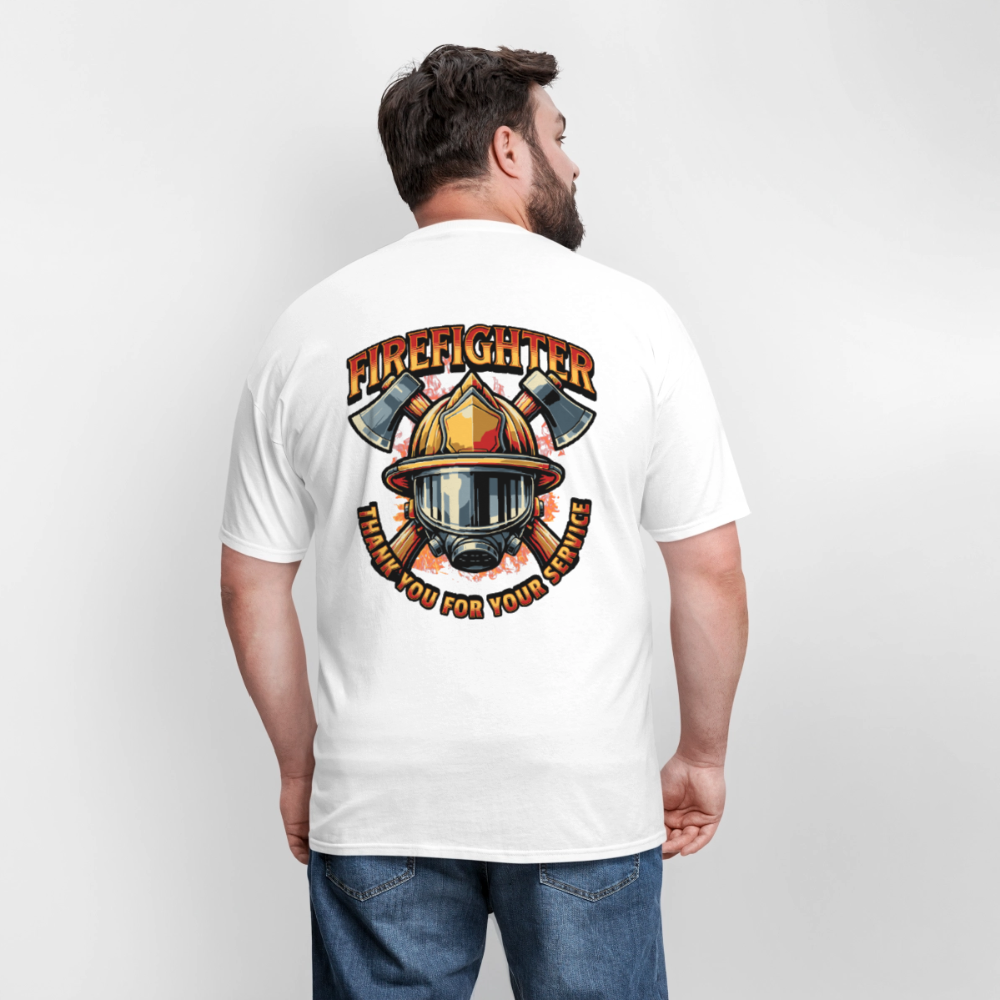 Men's T-Shirt | GILDAN 5000 - white