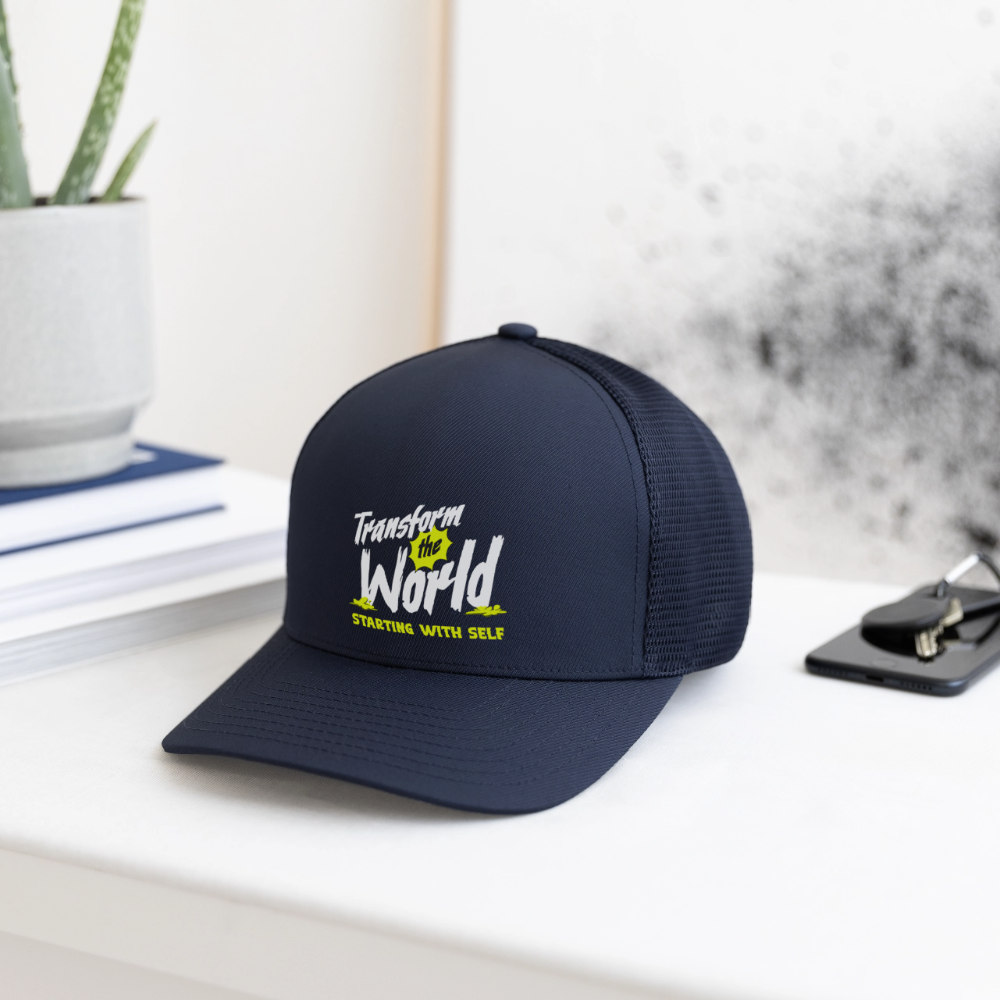 Flexfit Fitted Baseball Cap - navy