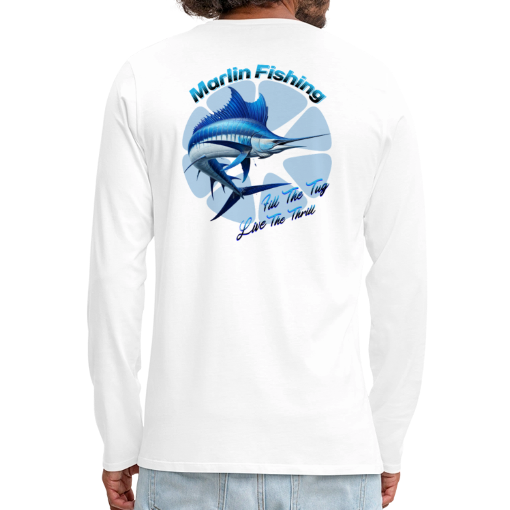 Men's Premium Long Sleeve T-Shirt - white