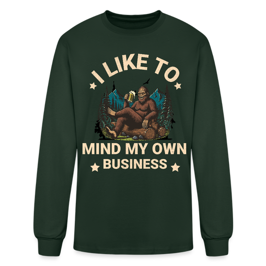 Men's Long Sleeve T-Shirt - forest green