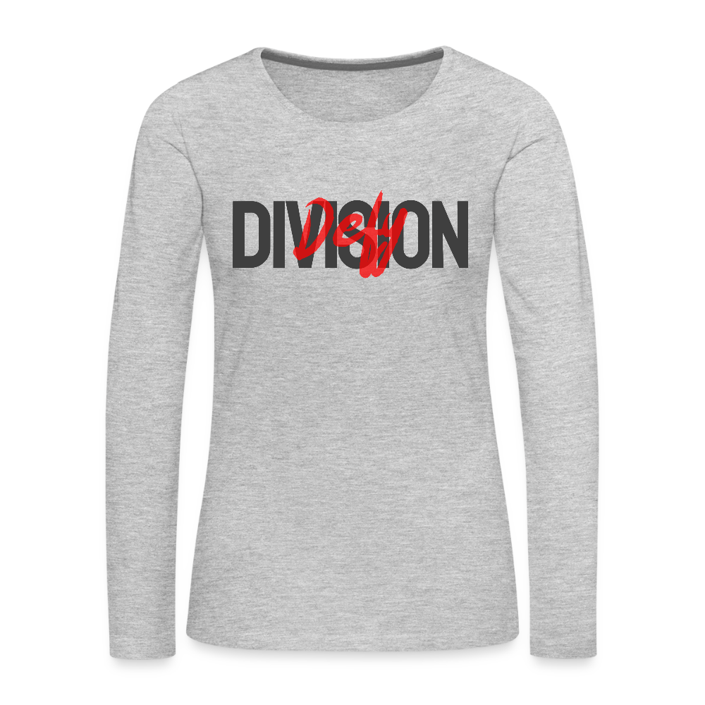 Women's Premium Long Sleeve T-Shirt - heather gray