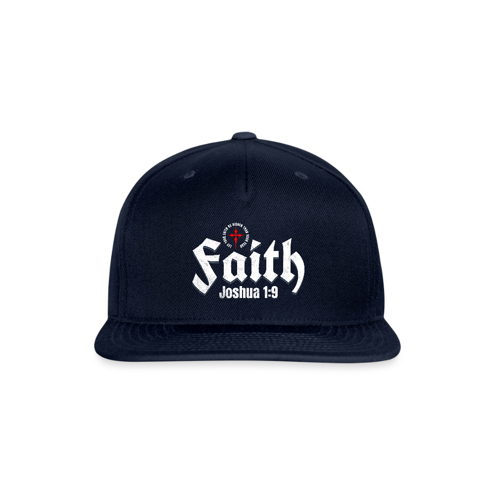 Snapback Baseball Cap - navy