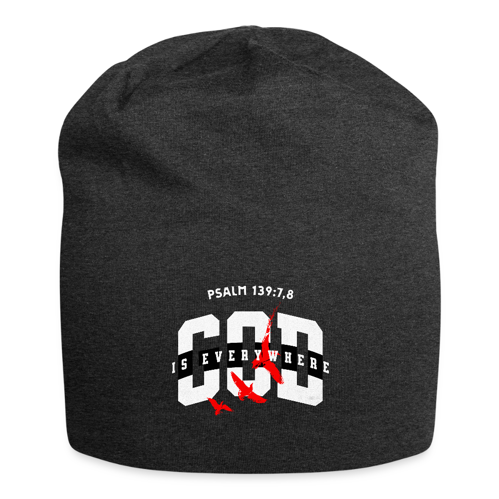 Jersey Beanie - charcoal grey