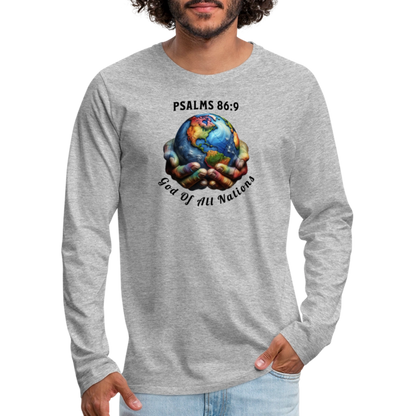 Men's Premium Long Sleeve T-Shirt - heather gray
