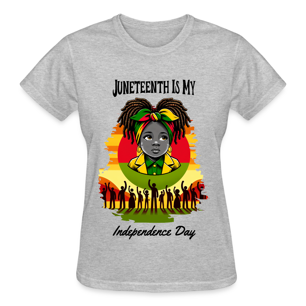 Gildan Ultra Cotton Ladies T-Shirt - heather gray