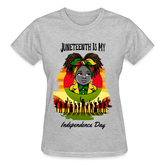 Gildan Ultra Cotton Ladies T-Shirt - heather gray