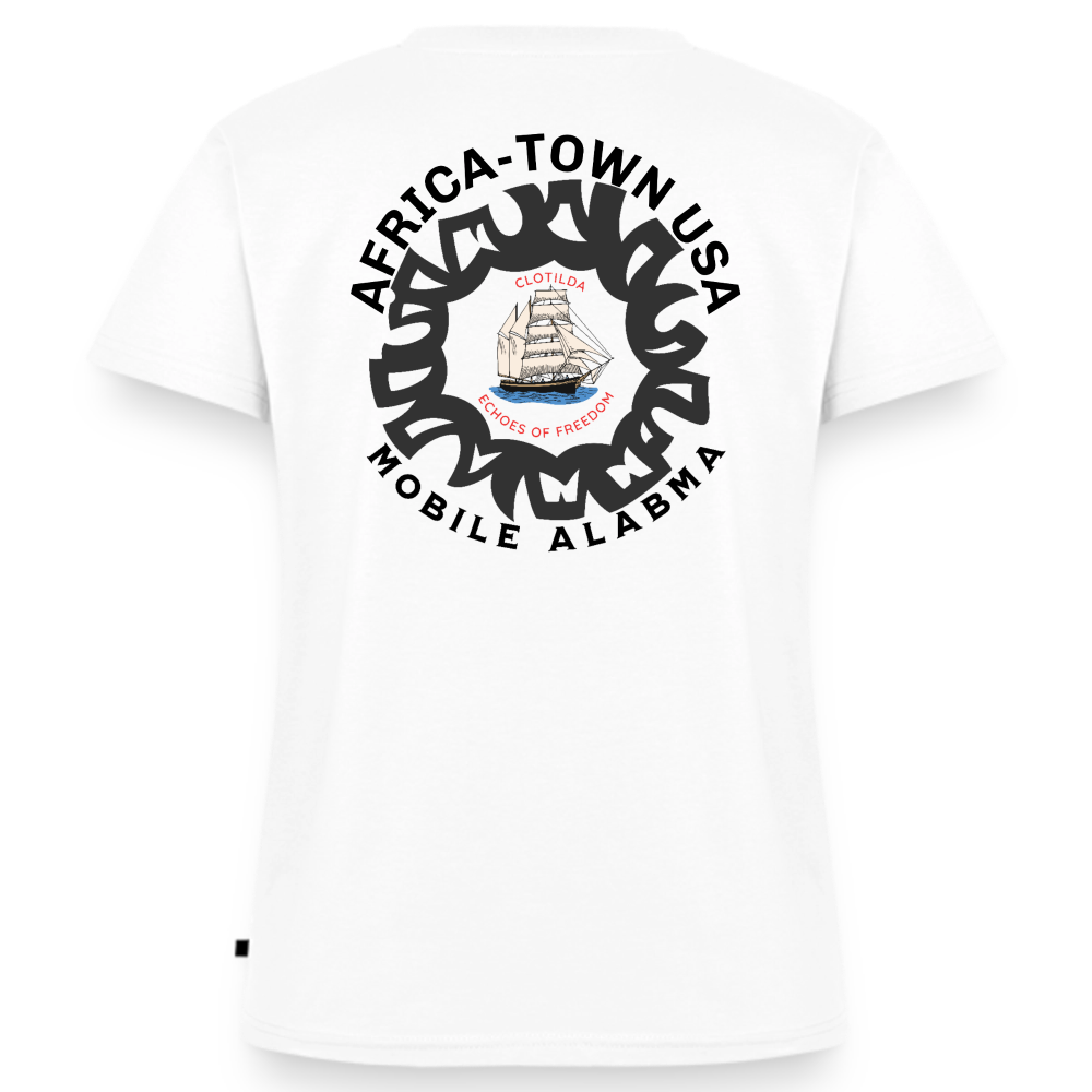 Women's Premium Organic V-Neck T-shirt - white