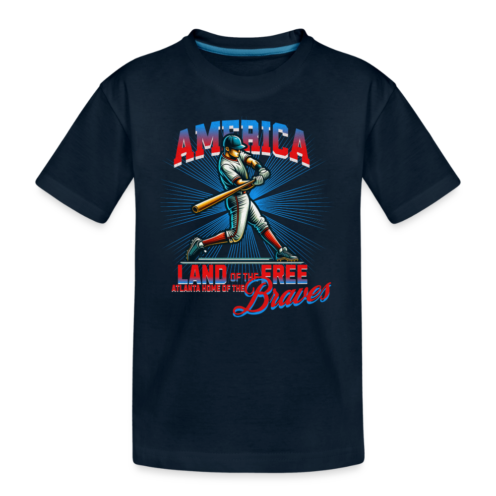 Toddler Premium Organic T-Shirt - deep navy