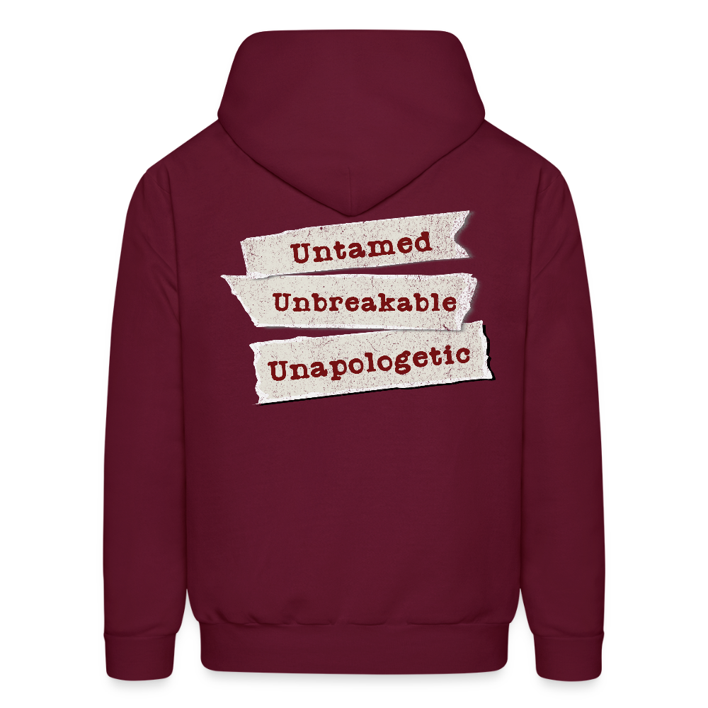 Men's Hoodie - burgundy