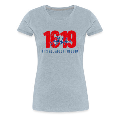 Women’s Premium T-Shirt - heather ice blue