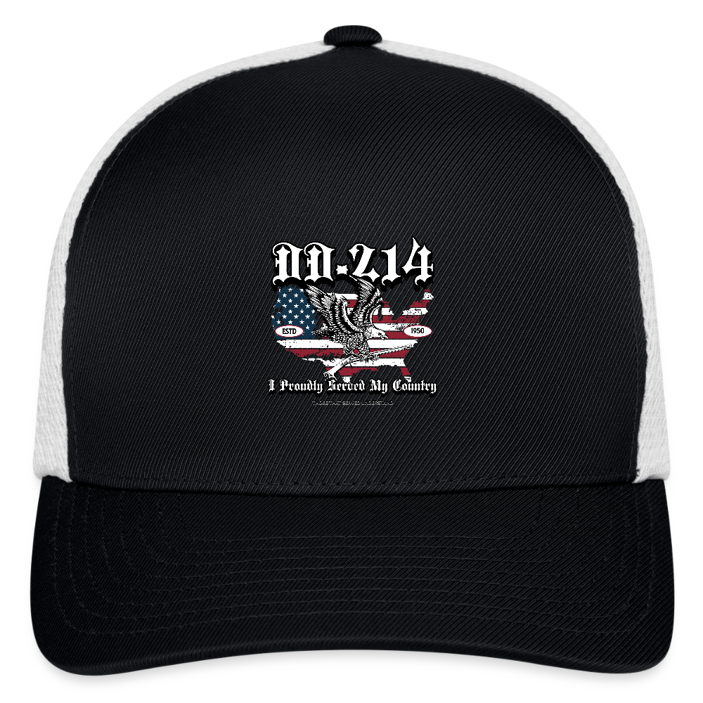 Flexfit Fitted Baseball Cap - black/white